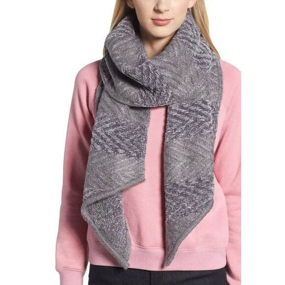 Rebecca Minkoff Blocked Yarn Muffler Scarf - Picture 1 of 13